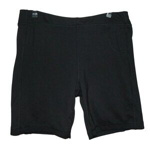 Moret Ultra Shorts Womens Size Large Black bike polyester spandex 7.5"inseam